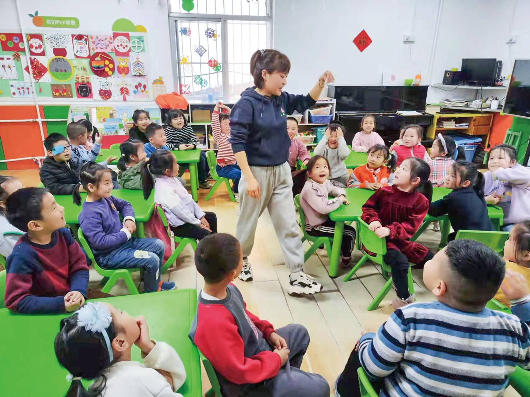 建工幼兒園開展面塑傳承公益課